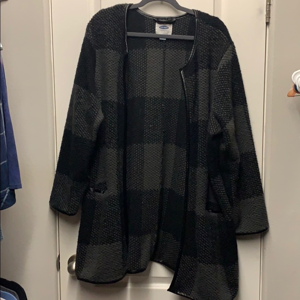 Old navy plaid cardigan